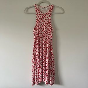 Fighting Eel Red Lips Mini Dress